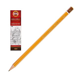 Creion simplu Koh-I-Noor 1500, 7H, hexagonal