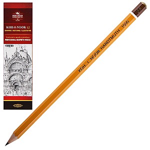 Creion simplu Koh-I-Noor 1500, 8B, hexagonal