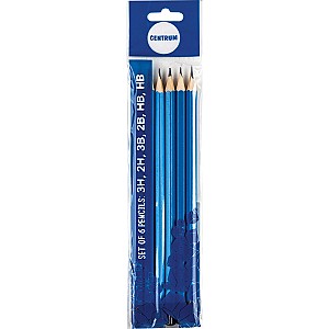Set creioane simple Centrum 80748, 6 bucati