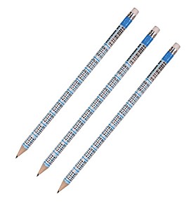 Set creioane simple Centrum 82099 HB, rotund, cu radiera, 3 bucati