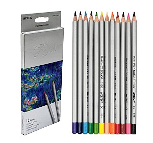 Creioane colorate Raffine-Marco 7100- 12CB, hexagonale, 12 culori