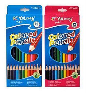 Creioane colorate 830041YL, triunghiulare, 12 culori