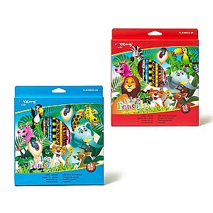 Creioane colorate Yalong 24 culori 830023-24YL hexagonale