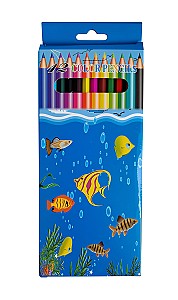 Creioane colorate ST04209 hexagonale, 12 culori