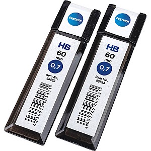 Rezerva creion mecanic Centrum 80583 HB, 0,7mm, 12 bucati