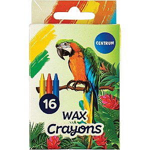 Creioane cerate Centrum 80596 Parrot, 16 culori