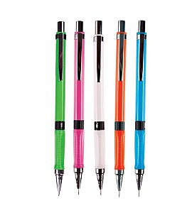 Creion mecanic Centrum 83898 Rainbow, 0,5 mm, cu radiera, corp plastic