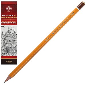 Creion simplu Koh-I-Noor 1500 F, hexagonal