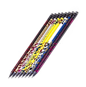 Creion simplu Yalong 83012-05 HB, rotund, cu radiera