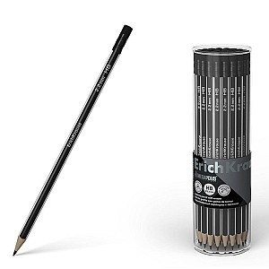 Creion simplu ErichKrause 45485 Megapolis, HB, triunghiular, cu radiera