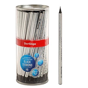 Creion simplu Berlingo BP01306 Black Diamond HB, cu radiera