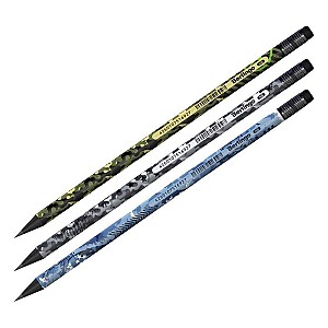 Creion simplu Berlingo BP01103 Military HB, rotund, cu radiera