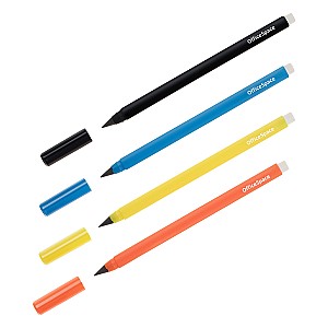 Creion simplu OfficeSpace 63969 HB, triunghiular, cu radiera