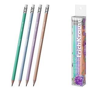 Set creioane simple ErichKrause 60703 JOY HB rotunde 12 bucati