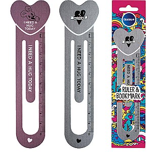 Rigla-semn carte metalica 89725, 10 cm