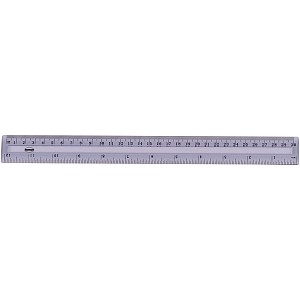 Rigla din plastic 80727, 30 cm, transparenta