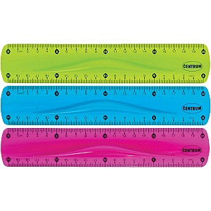 Rigla din plastic SOFT 86639, 20 cm, flexibila