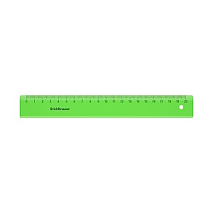 Rigla din plastic ErichKrause 20 cm 53000 verde