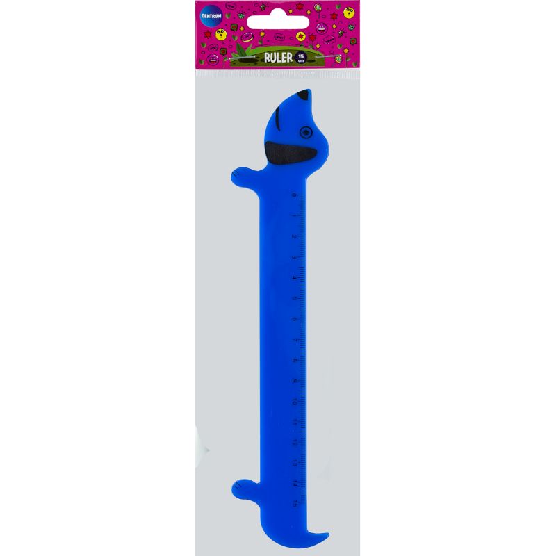 Rigla  15 cm plastic Centrum Animals 80271