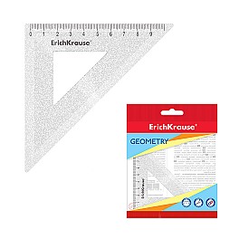 Угольник  45 град.  9 см Erich Krause Neon 53027 прозрачный