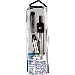 Compas metalic cu creion mecanic Centrum 82161 in cutie din plastic