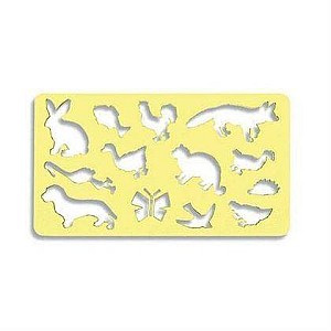 Sablon Animale, K-I-N, galben