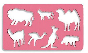 Sablon Animale, K-I-N, roz