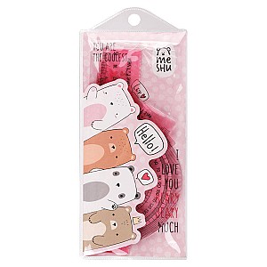 Set pentru desen liniar Meshu 341749 Beary Beary 4 piese, roz