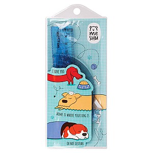 Set pentru desen liniar Meshu 341750 Best friend 4 piese, albastru deschis