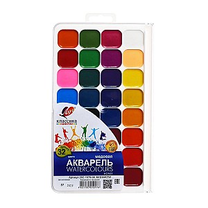 Acuarela Klassika, 32 culori