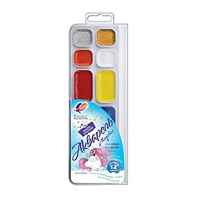 Acuarela LUCI 12 culori Paleta magica