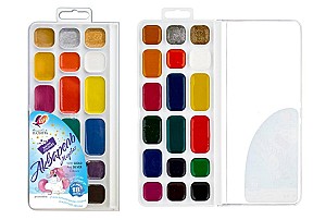 Acuarela LUCI 18 culori Paleta magica