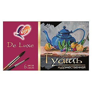 Guasa De Luxe, 20 ml., 6 culori