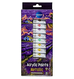 Vopsea pe baza de acril 80225, 12 ml., 12 bucati