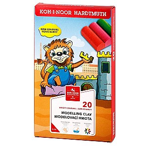 Plastilina K-I-N V01315S2001KS, 20 culori 400 gr