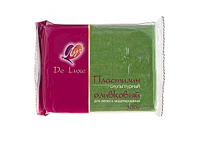 Plastilina De Luxe pentru sculptura 300 gr olive