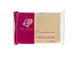 Пластилин De Luxe скульптурный 300 гр телесный