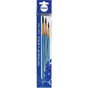 Набор кистей Centrum 84681, 3 штук, пони: 8;10;12