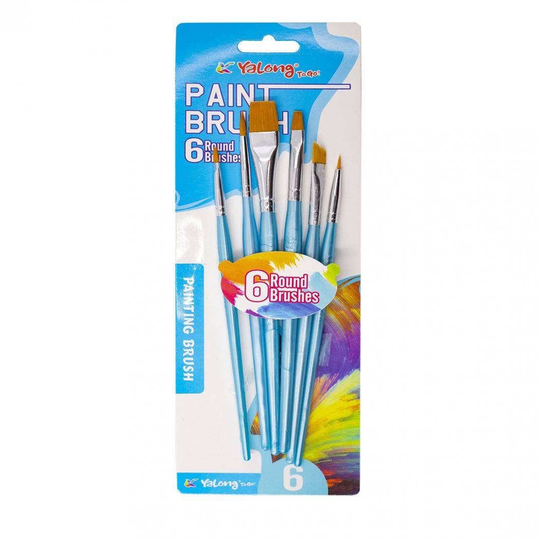 Set pensule 83097-6YL, 6 bucati: 2;2;4;4;8;8