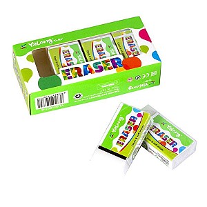 Radiera Yalong 201501-8, dreptunghiulara, alba