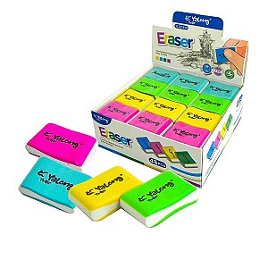 Radiera Yalong 221539YL, dreptunghiulara, asortata