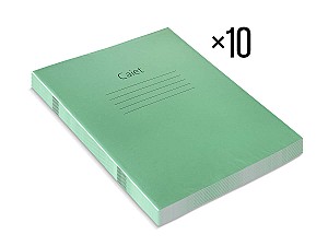 Тетрадь 12 листов, косая линия, 10 штук