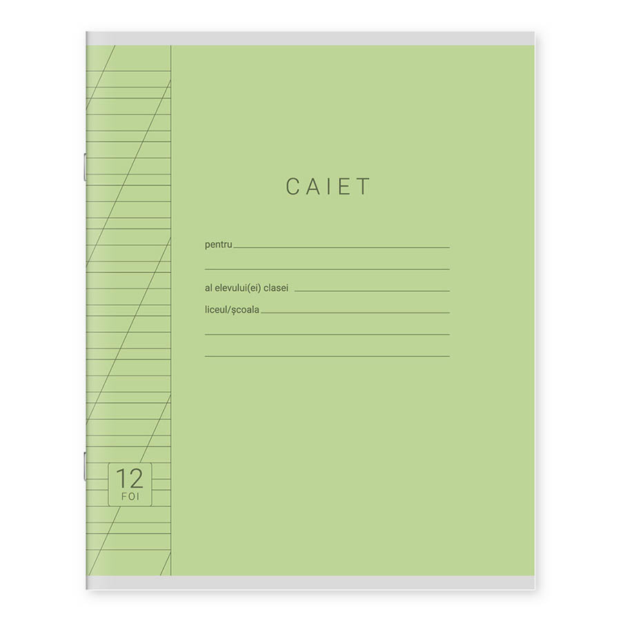 Caiet  12 foi linie oblica 124067