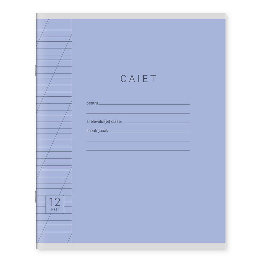 Caiet  12 foi linie oblica 124067
