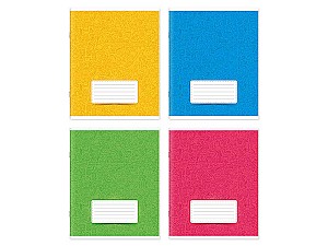 Тетрадь 12 листов, косая линия, лак, 12473