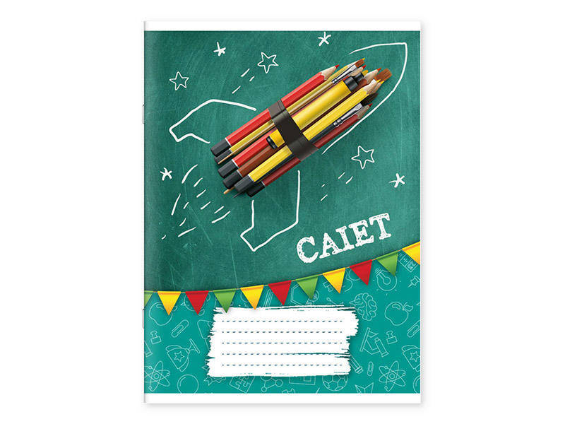 Caiet  24 foi EURO patratele 24589-E