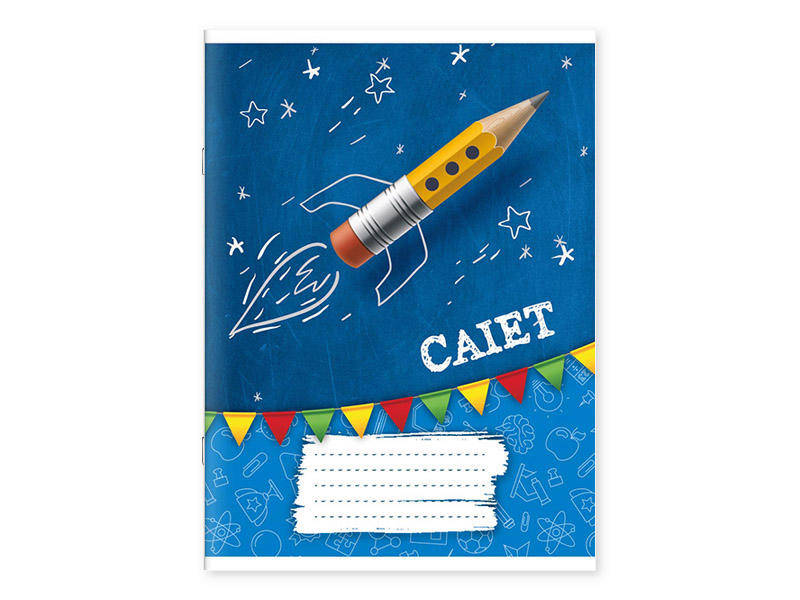 Caiet  24 foi EURO patratele 24589-E