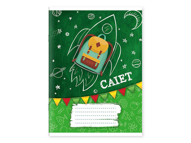 Caiet  24 foi EURO patratele 24589-E