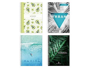 Caiet 50 foi, patratele, Euro, spirala, 50501-S