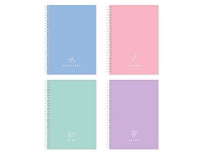 Тетрадь 50 листов, Евро клетка, спираль, 50502-S